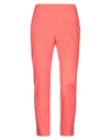 M Missoni Cropped Cotton-blend Stretch-cady Tapered Pants In Coral