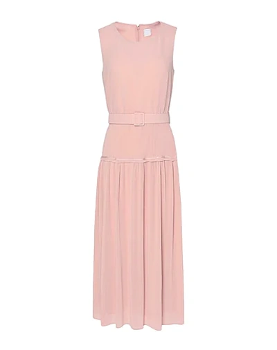 8 By Yoox Midi Dresses In Pink