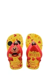 Havaianas Kids' Baby Disney Classics Flip Flop In Lemon Yellow