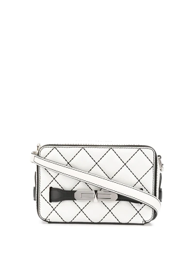 Alexander Mcqueen The Myth Quilted Crossbody Bag In White