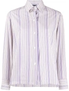 Sofie D'hoore Boxy Fit Long Sleeve Shirt In Purple