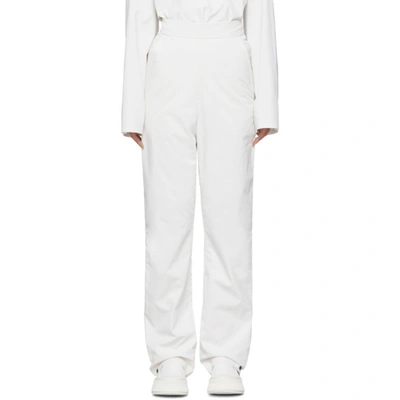 Kassl Editions Ssense Exclusive White Pop Oil Trousers