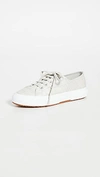 Superga 2750 Synt Crocodile Embossed Sneaker In Taupe Croc
