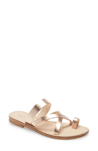 Seychelles So Precious Sandal In Rose Gold Leather