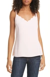 Ted Baker Siina Scallop Neckline Camisole In Dusky-pink