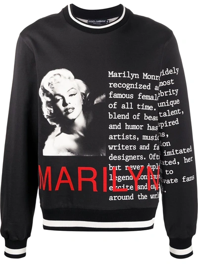 Dolce & Gabbana Marilyn 套头衫 In Black