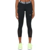 Nike Pro 365 Mesh-paneled Recycled Dri-fit Leggings In Black
