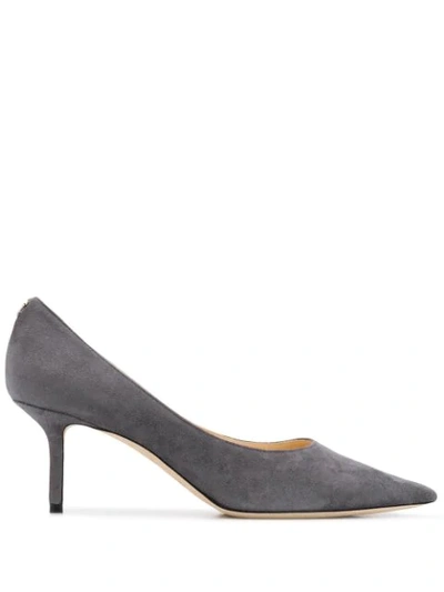 Jimmy Choo Love 65mm Pumps In Grey