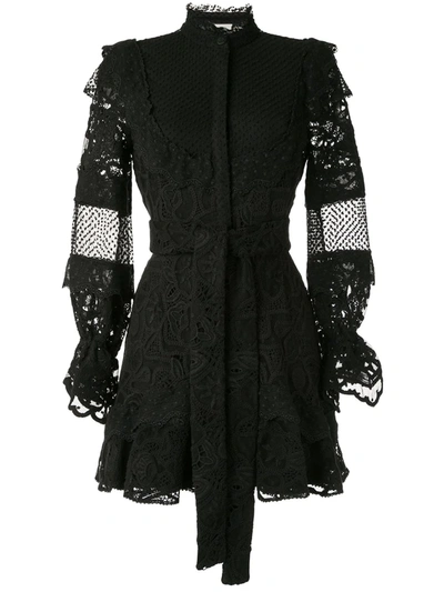 Alexis Shanna Lace Dress In Black