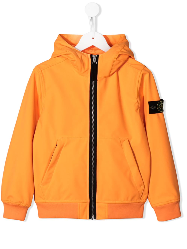 Stone Island Junior Kids' Soft Shell R Jacket In Orange | ModeSens