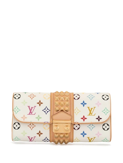 Pre-owned Louis Vuitton 2009  Pochette Courtney Clutch In White