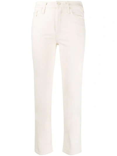 Mother Tomcat Straight-leg Jeans In Neutrals
