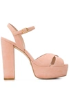 Stuart Weitzman Ivona Platform Sandals In Pink