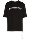 Mastermind Japan Oversized Logo-embroidered T-shirt In Black