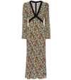 Rixo London Tania Floral-print Crepe Midi Dress In Retro Daisy