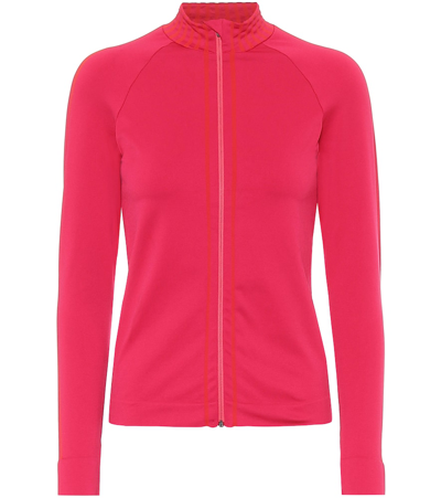 Ernest Leoty Apolline Technical-jersey Jacket In Pink