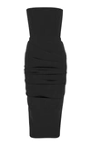 Alex Perry Women's Exclusive Mena Ruched Stretch Crepe Midi Dress In Black