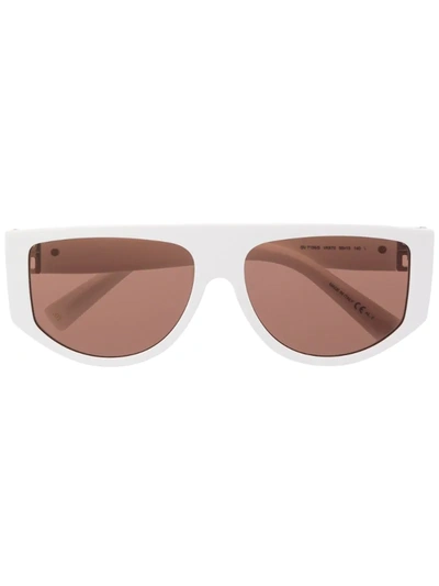 Givenchy Chunky Aviator Sunglasses In White