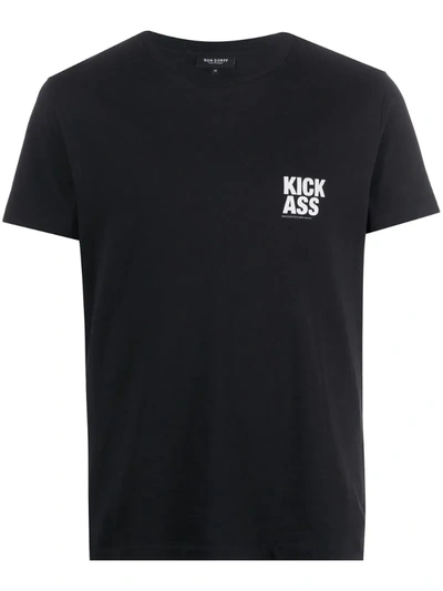 Ron Dorff 'kick Ass' Print T-shirt In Black