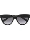 Givenchy Tinted Cat Eye Sunglasses In Black