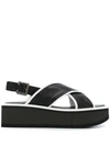 Clergerie Unie Sandals In Black