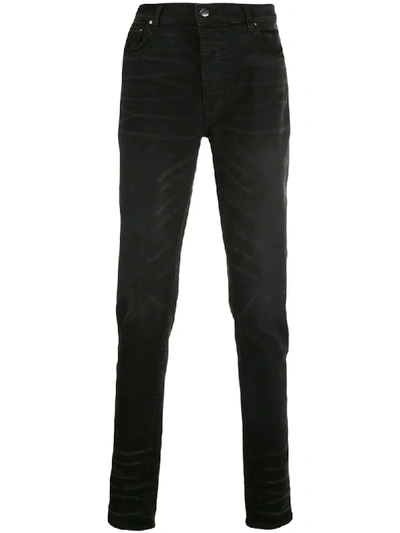 Amiri Slim-fit Regular Length Jeans In Black