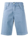 Jacob Cohen Jeans-shorts Mit Stretchanteil In Blue