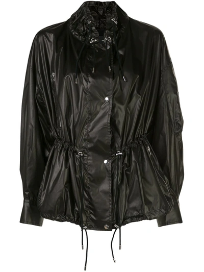 Isabel Marant Creased Drawstring Jacket In Black