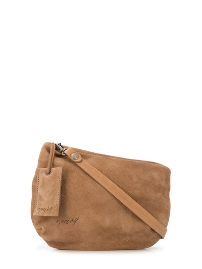 Marsèll Mini Curved Shoulder Bag In Brown