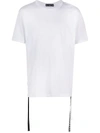 Mastermind Japan Skull Strap Detail T-shirt In White