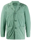 Aspesi Pijungle Single-breasted Jacket In Green