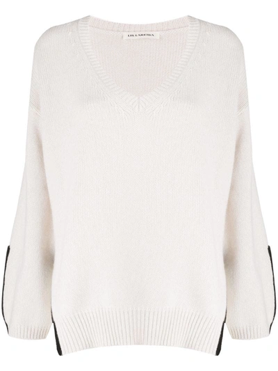 Lis Lareida V-neck Jumper In Neutrals