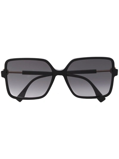 Fendi Square-frame Sunglasses In Black