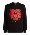 Kenzo Icon Tiger Sweatshirt In Black