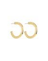Ben-amun Flat Hoop Earrings In Gold