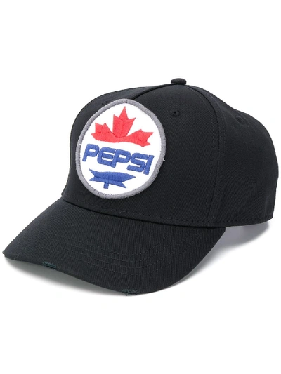 Dsquared2 Men's X Pepsi Maple Leaf Baseball Cap In Black