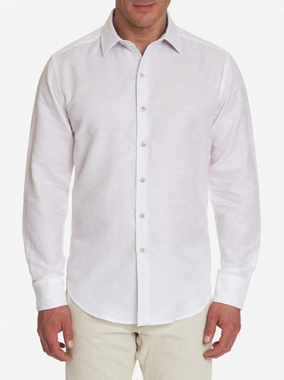 Robert Graham Men's Sequential Graphic Sport Shirt In White