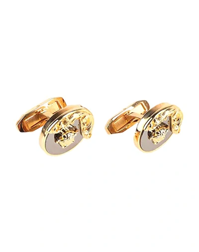 Versace Cufflinks And Tie Clips In Gold