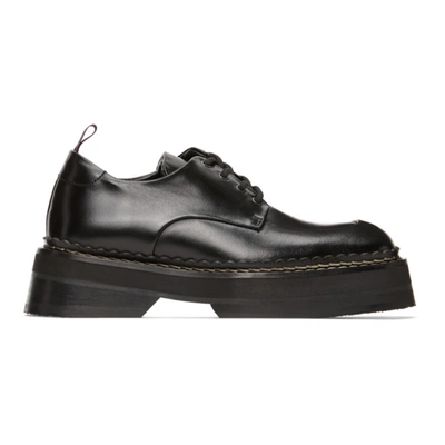 Eytys Phoenix Square-toe Lace-up Shoes In Black