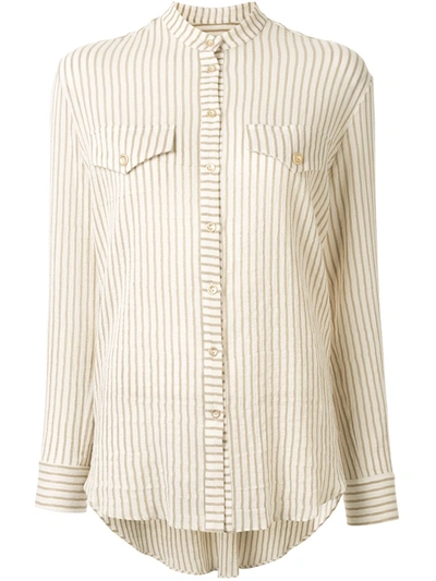 Ginger & Smart Chateau Striped Shirt In Neutrals