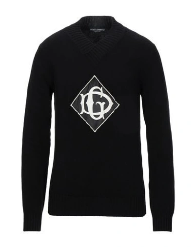 Dolce & Gabbana Sweaters In Black