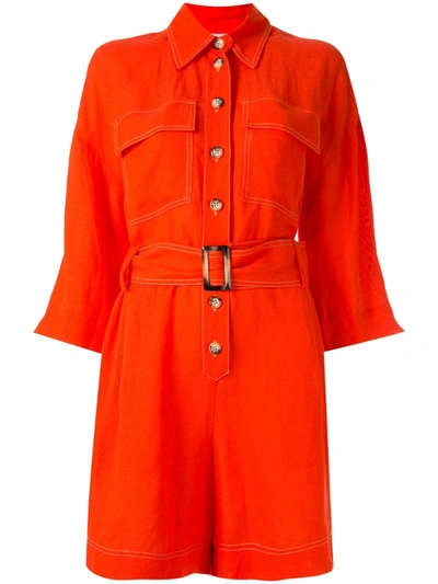 Ginger & Smart 'memoir' Playsuit In Red