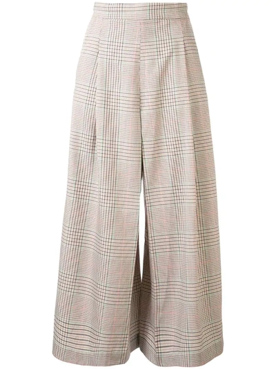 Ginger & Smart Imperial Plaid Culottes In Multicolour