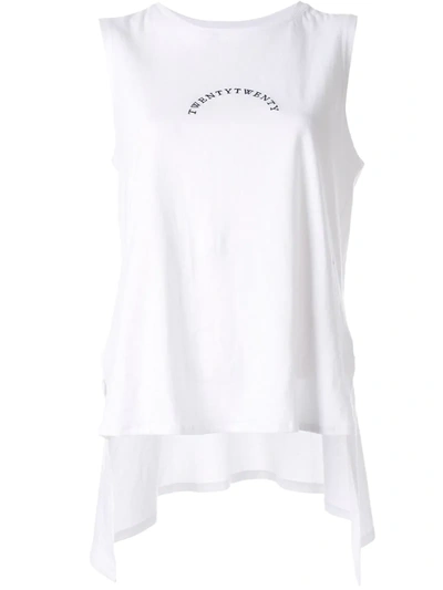 Ginger & Smart Twenty Twenty Embroidered Tank Top In White