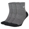 Nike Everyday Max Cushioned Training Ankle Socks In Carbon Heather,anthracite,white