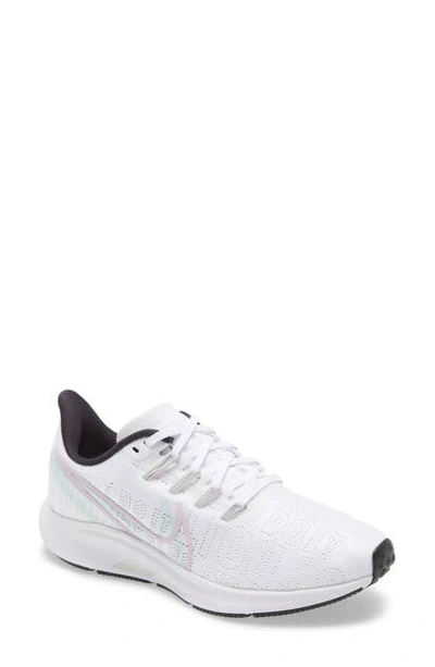Nike Air Zoom Pegasus 36 Premium Women's Running Shoe (white) - Clearance Sale In White/ Iced Lilac/ Black