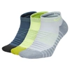 Nike Everyday Max Cushioned Training No-show Socks (3 Pairs) In Multi-color