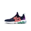 Nike React Presto Big Kids' Shoe In Midnight Navy,magic Ember,vivid Purple,kinetic Green