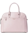 Kate Spade Louise Leather Dome Satchel In Tutu Pink/gold
