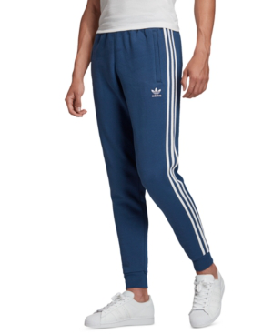 adidas originals trefoil stripe fleece track pants